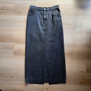 H&M Long Denim Skirt